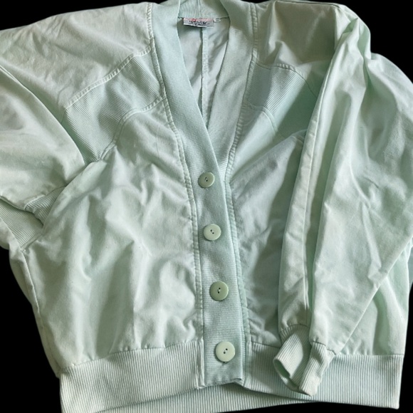 Beautiful Vintage Mint Green Ladies Top - Picture 4 of 10